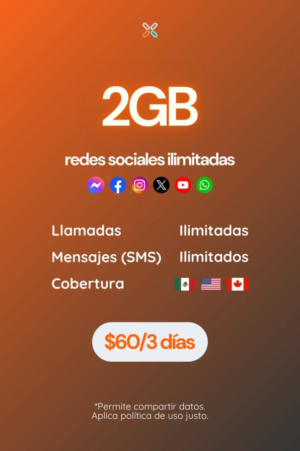 2GB Plan mensual