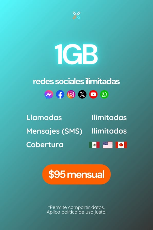 0.5GB Plan mensual