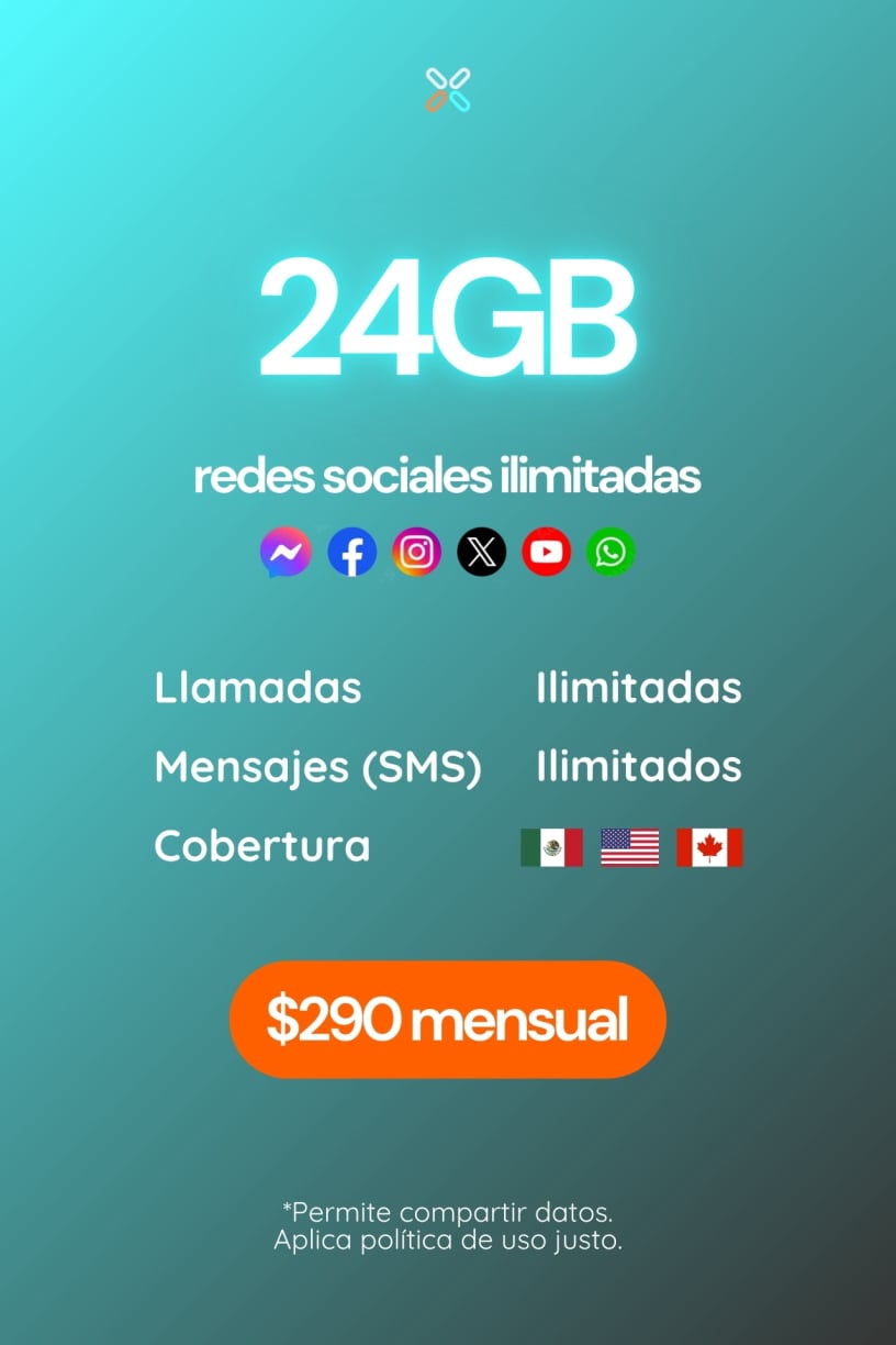 24GB Plan POPULAR mensual