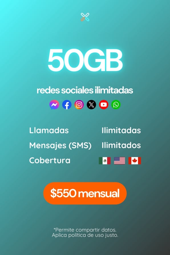 4GB Plan mensual